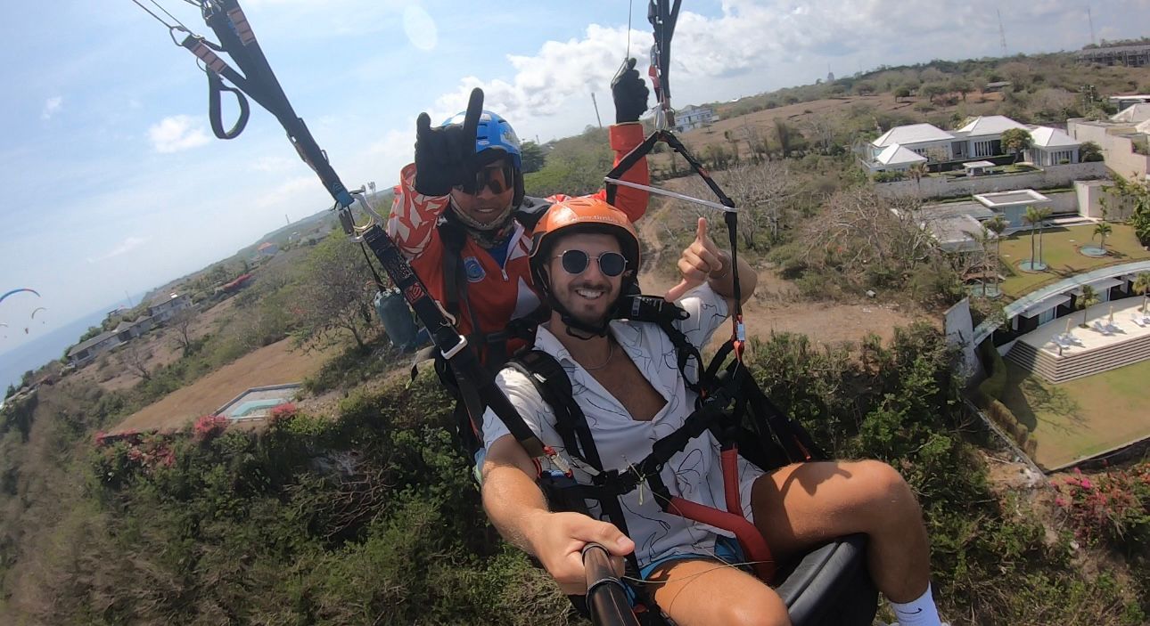 Paragliding in Bali